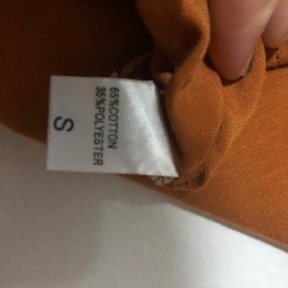 SHEIN Retro Cruisin Rust Color Short Sleeve Top - Picture 6 of 7